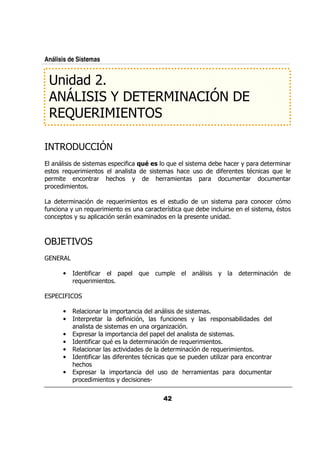 Análisis de Sistemas


                       '
       8                      W                                             1
       3

                          1
                              0     $ ?E )
                                      (                   :/                     < &+0 &              &   &
      & : &
         /                                                     <    /           $&    9               : /
0 &                 & &      < <     +                < &&           0 &          /   &              /    &
0&

          & %    & : &
                    /                                          /        /                 0 &         & %
$
/       +/ & : &
              /                      /            &       &5       :/           /&                     ?9
      0  + /0     % &                 A                            0&       /



    => B
C

      •            $ &         0 0       :/           /0                        +               &     %
              & : &
                 /

       !

      •                 &      0 &
      •          &0&     &       $       %?            $
                                                       /     +              & 0
                                         /     &         , %
      •        A
               0&    &    0 &                 0 0
      •             $ & :9
                         /                &             %     & : &
                                                                 /
      •                &      .                             &     %         & : &
                                                                               /
      •             $ &     $&                9           :/    0/          / ,& 0 &                & &
              < <
      •        A 0& &         0 &                     /        < &&                 0 &         /     &
              0&              +               M
 