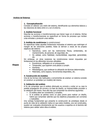 Análisis de Sistemas

                  &* 1 ( ' '*
                    - # ! 5!-.
                            &/ . %                                  ?                $            /                                    +
                &         9    & 5 +                                    &

              * ' ) +* ' !
                )' ( -&*
              &              & $&                                   :/                        / &                                  <
                    &   $&                         0        $                        $&             0&            : &
                                                                                                                   /
            /   &     + 0& / /

                  * ' ) " - "-&* ) G
                      )'    &* ''                      &                     H
                   0 $            :/                                        0/                               : &
                                                                                                              /        &
                &             /       0                                               &.            .                      0& 0
                ;.             @
                    •    0 & . ?                                &           &                 $
                                                                                              5          ?                     ?
                                    ?   0 &                ?                    /&        ?
                    •            ?      $                   ?                                 ?       /&      ?            &           ?

                        &   ?        &                        &                                   .               0/               0 &
                                    $&    & /&         / ,    @
                    •           %    ? & $;            / 0& /0/
# !)
!1                  •           0 &  ?: /
                                        / 0            / 0 ,                              /0 &
                    •   (/
                    •               %    ?:/        .     / , %                                   9               &
                    •           &    ?         0   ? < &&       0                                        ?

            3    &* ( -. " ,&" &)
                   )# - '*
                       $&    < /                   +            .                                 ,& /
                    &/ / 0&
                      &     0 G/                       H

            9 4 '!-. " !* ' )
                ! " '*            )'
              $        0&   & :/             $ /            &&    + . &     /
            0     0& 0     %       && &     $            E?      0&        0&      &
              .     %                &     <+ :/      0&    &    A&       /      @
               •                   &          +     0
               •                  0             / 0      0& . 0 & &    ,& /        E?
                  < & :  /     0&      &      : /        ; . 0& 0/            &&
                  +&   ,
                 . ;$   /            : 0&
                                       /                 &/ %       0&  0
            0/      .         .        % &       :/               ? / .,      &/ ?
            0/       & ./        &          0 &    // &        A &
                                                                0
                   0 & .    &   &
 