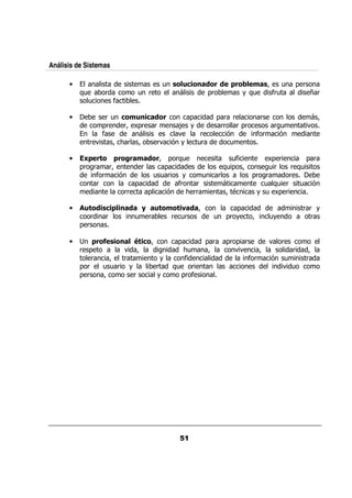 Análisis de Sistemas

      •                          / )& ( ' !" " 1 &$ ,!)?
                                       -&* &               /                         0 &
          :/      &        / &             0&     + :/   $
                                                         &/                                 E&
            /          $

      •          & / -&,( '!"
                         *- &      0               0 & &             &                          ?
                0&   &? A
                        0& &    ; +                 &&   & 0&             & /              .
                $               .    &                 %            $&      %
             & . ? <& ?     &. % +   /&                /

      •    / # 1 &6 !,!" ? 0 &:
            1 &                &     /                  /$          A &
                                                                     0                0 &
          0& &    &?       &     0                     :0 ?
                                                       /             /&           & :/
               $&    %         // &  +      /      &            0& &             &
               &         0          $
                                    &     &                        /:   /      &    / %
                      &&     0    %    < &&            ? 9       + /A   0      &

      •    ( &")-1'!" B !( &,&# !"
             # '' * !     #    ' !?
                               2                     0                                 & & +
              & &    / &     & /&               / 0& +          ?        /+               &
          0 &

      •       1 &+)' ! E'&?
                     &*    #-        0       0 &       0& 0 &            . &
          & 0          . ?            < /     ?           ..         ?           &          ?
              &    ?   &        +      $                        $&       % /               &
          0 &    // & +       &     :/ &                                   ./
          0 &    ?       &    +       0& $
 