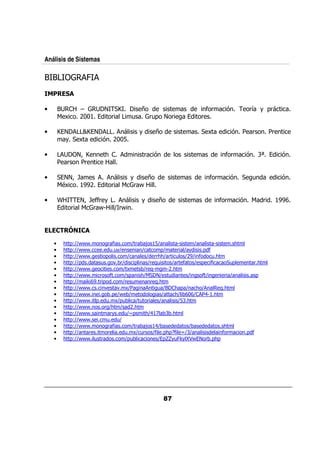 Análisis de Sistemas

==              C !


•       =    (L C                  R     E                                  $&     %             &5 + 0&
            A '7 #
                7              &        / C 0
                                           &/             &             &

•       R            SR                    +       E                        A         %           &           &
            +       A     % '77

•                   ? R     <                  &   %                               $&        % *T                  %
            &         &     (

•               ? >                    +   E                                $&        %           /                %
        9A        #--'         &       C P(
                                         &

•       U(           ? >$ +
                         $
                         &                   +      E                            $&          %            &       #--"
                &      C P Q &P
                        & M(




    •    < 0@QQP P
                 P          & $          Q&    ;# Q             M     Q         M        <
    •    < 0@QQP P
                 P            // +Q          Q          0Q     & Q +      0 $
    •    < 0@QQP P
                 P         0          Q         Q &&< Q & / Q'-Q $ /<
                                                        <
    •    < 0@QQ0        / . &Q            0      Q& : /      Q & $ Q 0 $               /0         &<
    •    < 0@QQP P
                 P                  QA        Q& :  M      M' <
    •    < 0@QQP P
                 P      &     $      Q 0     <Q        Q /         Q     $ Q        & Q               0
    •    < 0@QQ   ] &0
                     "-             Q& /           & :<
    •    < 0@QQP P
                 P        . . A        Q              / Q= < 0 Q        <Q         :<
    •    < 0@QQP P
                 P             0 QP Q                    Q    < "7
                                                                Q    "Q      M# <
    •    < 0@QQP P 0 / A
                 P               Q0/      Q/ &         Q        Q *<
    •    < 0@QQP P
                 P        & Q< Q         '<
    •    < 0@QQP P
                 P            &+     / 0
                                      Q^       < #) * <
                                                 Q
    •    < 0@QQP P
                 P         / /    Q
    •    < 0@QQP P
                 P          & $          Q&    ;# Q                Q                <
    •    < 0@QQ    &        &        / A / Q$ 0<
                                           Q &              04$ VQ*Q                $&           0 $
    •    < 0@QQP P / &
                 P                   Q0/              Q 0__+/ + KBP
                                                               !]          & 0<   0
 