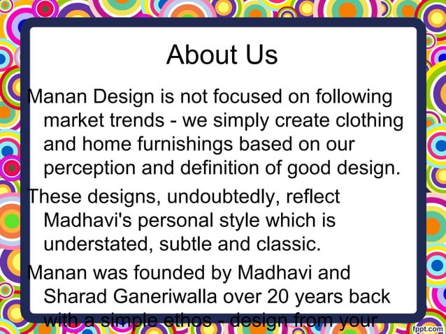 Manan Feature Manan designs | PPT