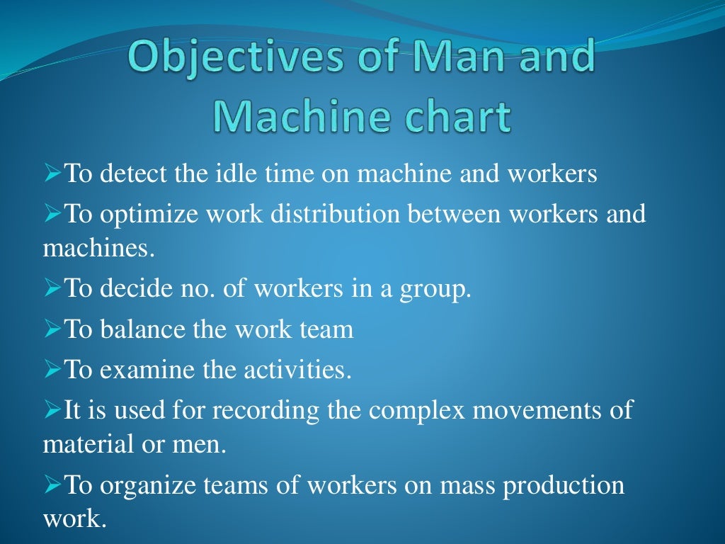 Man and machine chart