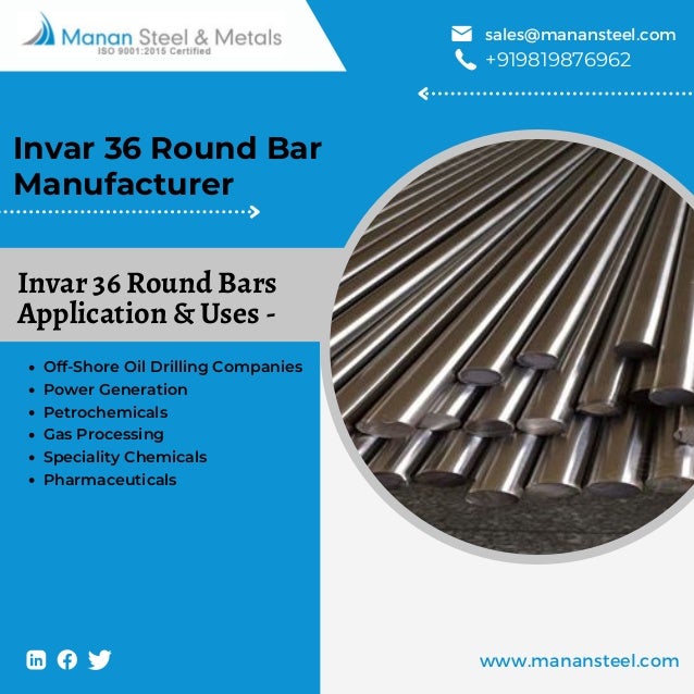 Tungsten Carbide Round Bar Invar 36 Round Bars Titanium Round Bar
