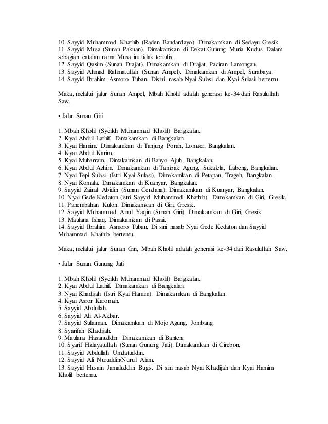 Biografi Kyai Kholil Bangkalan Lukisan