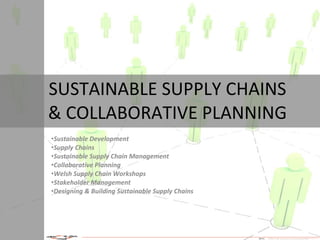 SUSTAINABLE SUPPLY CHAINS & COLLABORATIVE PLANNING ,[object Object],[object Object],[object Object],[object Object],[object Object],[object Object],[object Object]
