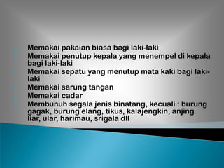 BERANGKAT MENUJU MAKKAHMelafadzkan Niat“Ya Allah, Kami Datang Memenuhi Panggilanmu, Tidak Ada Sekutu Bagimu. Sesungguhnya Segala Puji Dan Kenikmatan Serta Kekuasaan Adalah Milikmu Semata, Tidak Ada Sekutu Bagimu”