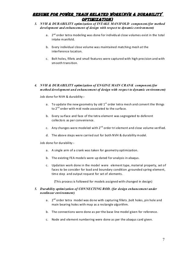resume for models