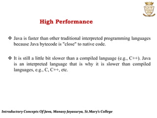 INTRODUCTORY CONCEPTS OF JAVA | PPT