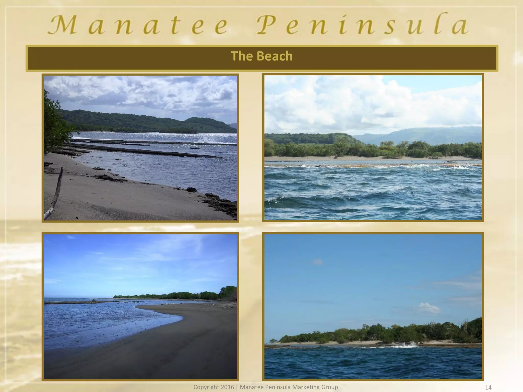 14
The Beach
Copyright 2016 | Manatee Peninsula Marketing Group
 