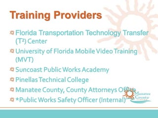 Training Providers
 