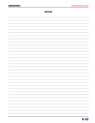 CABEÇOTE/VÁLVULAS
8-35
CBR900RRY
NOTAS
 