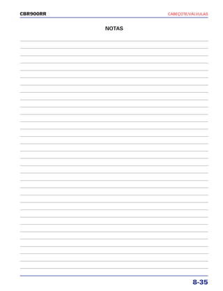 CABEÇOTE/VÁLVULAS
8-35
CBR900RR
NOTAS
 