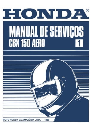 Manaul de serviço cbx150 aero (1988)   mskw1881 p capa