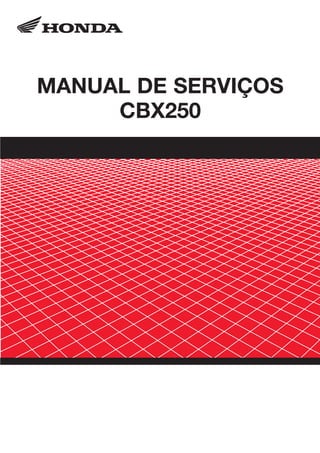 MANUAL DE SERVIÇOS
CBX250
 
