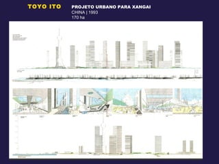 TOYO ITO  PROJETO URBANO PARA XANGAI CHINA | 1993 170 ha 