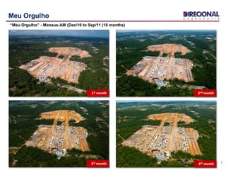 7
1st month 2nd month
3rd month 4th month
“Meu Orgulho” - Manaus-AM (Dec/10 to Sep/11 (10 months)
Meu Orgulho
 