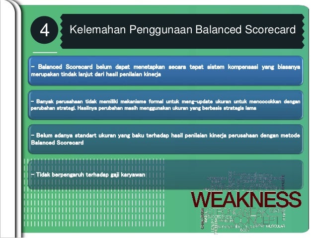 Balance Scorecard Sebagai Kerangka Pengukuran Kinerja