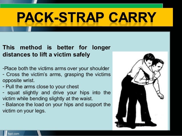 man-carries