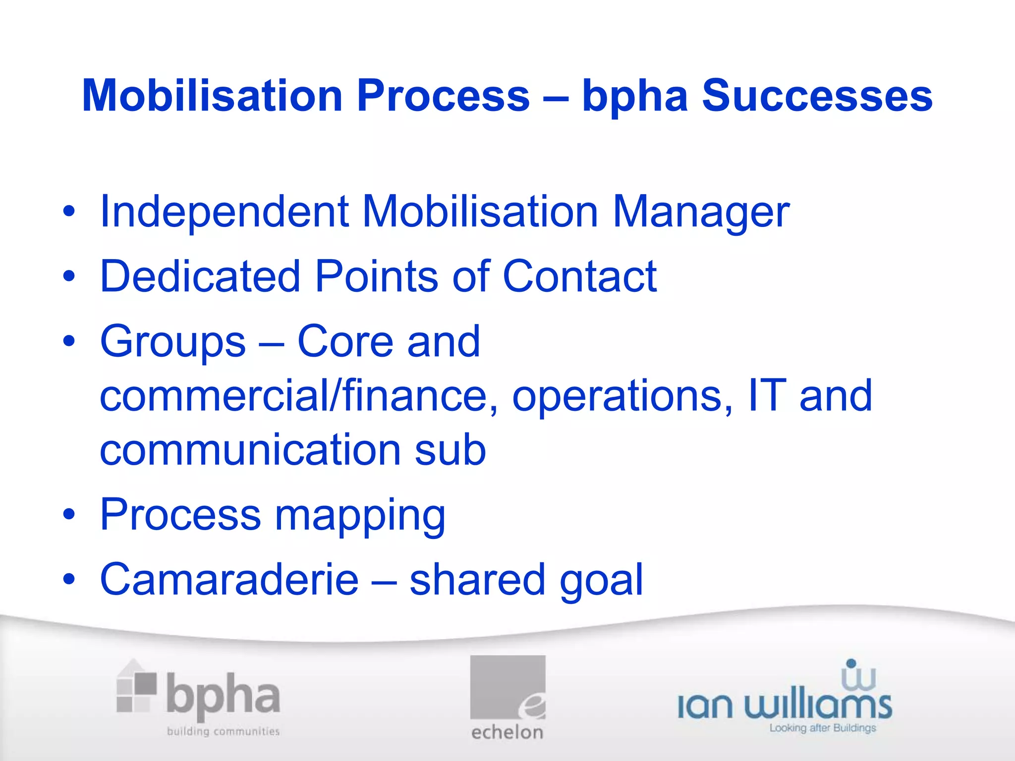 Contract mobilisation | PPTX