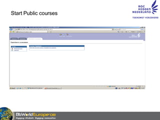 Start Public courses 