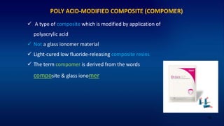 Recent dental composite resins | PPTX