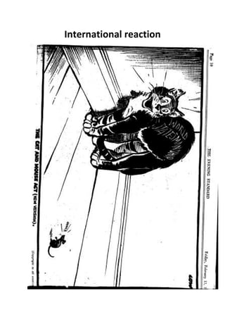 International reaction