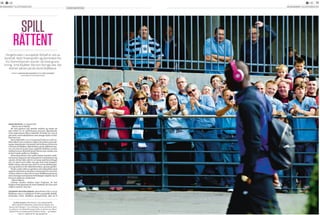 Manchester City Football Club magazine feature