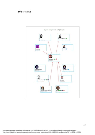 INQ 4781 / DF
22
Documento assinado digitalmente conforme MP n° 2.200-2/2001 de 24/08/2001. O documento pode ser acessado pelo endereço
http://www.stf.jus.br/portal/autenticacao/autenticarDocumento.asp sob o código C590-092D-642E-AD62 e senha F3F1-04CE-2194-E5D3
 
