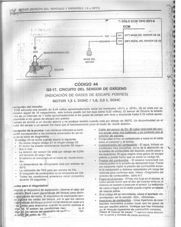 Resumen Manual Daewoo Cielo
