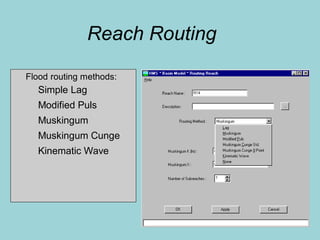 Flood Routing Model Pmd Mandal | PDF