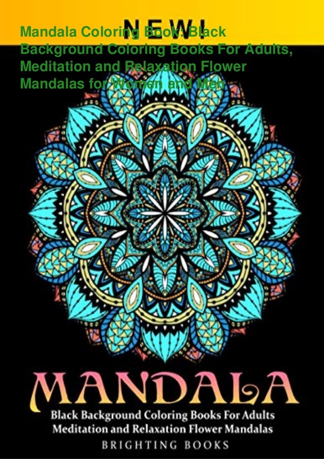 Download Pdf Download Mandala Coloring Book Black Background Coloring Books