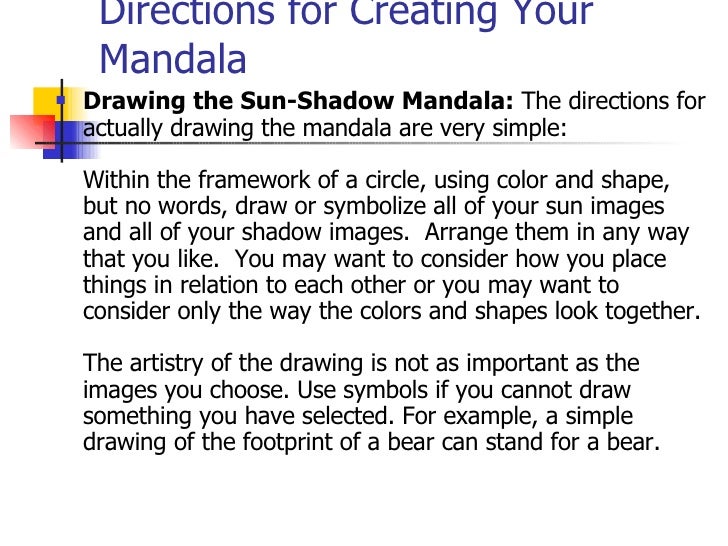 Sun Shadow Mandala Chart