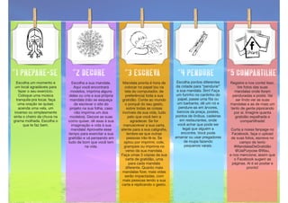 Share

#1 PREPARE-SE
Escolha um momento e
um local agradáveis para
fazer o seu exercício.
Coloque uma música
tranquila pra tocar, faça
uma oração se quiser,
acenda uma vela, um
incenso ou simplesmente
sinta o cheiro da chuva na
grama molhada. Escolha o
que te faz bem.

#2 DECORE
Escolha a sua mandala.
Aqui você encontrará
modelos, imprima alguns
deles ou crie a sua própria
mandala (não se esqueça
de escrever o site do
projeto na sua folha, caso
não imprima um dos
modelos). Decore as suas
como quiser, dê asas à sua
imaginação e vida à sua
mandala! Aproveite esse
tempo para exercitar a sua
gratidão e vá pensando em
tudo de bom que você tem
na vida.

#3 ESCREVA
Mandala pronta é hora de
colocar no papel (ou na
tela do computador, de
preferência) toda a sua
gratidão. Conte ao mundo
o porquê do seu gesto,
sobre todas as coisas
incríveis da sua vida, tudo
pelo que você tem a
agradecer. Se for
manuscrever a sua carta,
atente para a sua caligraﬁa,
lembre-se que outras
pessoas irão lê-la. Se
optou por imprimir, cole,
grampeie ou imprima no
verso da sua mandala.
Faça umas 3 cópias da sua
carta de gratidão, uma
para cada mandala
diferente. Quanto mais
mandalas ﬁzer, mais vidas
serão impactadas, com
mais pessoas lendo a sua
carta e replicando o gesto.

#4 PENDURE
Escolha pontos diferentes
da cidade para “pendurar”
a sua mandala. Sim! Faça
um furinho no cantinho do
papel, passe uma ﬁta ou
um barbante, dê um nó e
pendure-as em árvores,
bancos da praça, postes,
pontos de ônibus, cadeiras
em restaurantes, onde
você achar que pode ser
legal que alguém a
encontre. Você pode
amarrar ou usar pregadores
de roupa fazendo
pequenos varais.

#5 COMPARTILHE
Registre e nos conte! Isso,
tire fotos das suas
mandalas onde foram
penduradas e poste. Vai
ser lindo ver as suas
mandalas e as de mais um
tanto de gente pipocando
por aí. Imagine quanta
gratidão espalhada e
compartilhada!
Curta a nossa fanpage no
Facebook, faça o upload
de suas fotos, escreva no
campo de texto
#MandalasDeGratidão
@UaiPurpose @Wau,
e nos mencione, assim que
o Facebook sugerir as
páginas. Aí é só postar e
pronto!

 