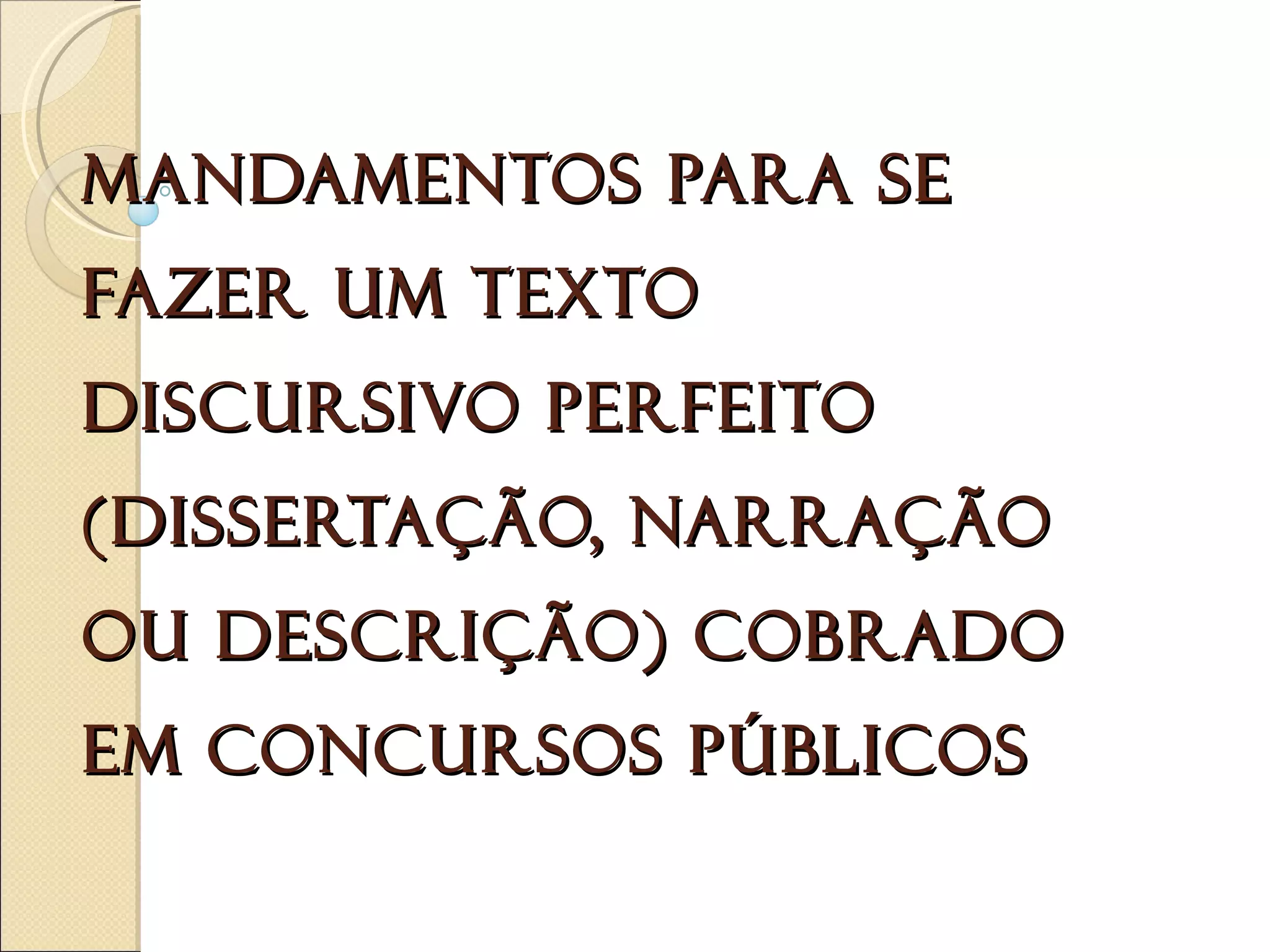O Que é Um Texto Discursivo - FDPLEARN