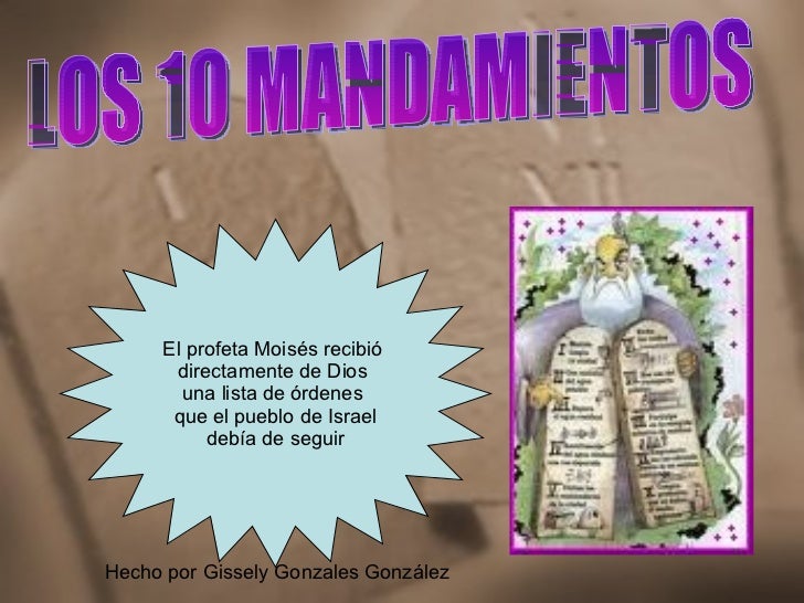 LOS MANDAMIENTOS