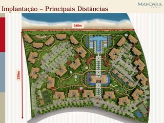 Implantação – Principais Distâncias

                       340m
     280m
 