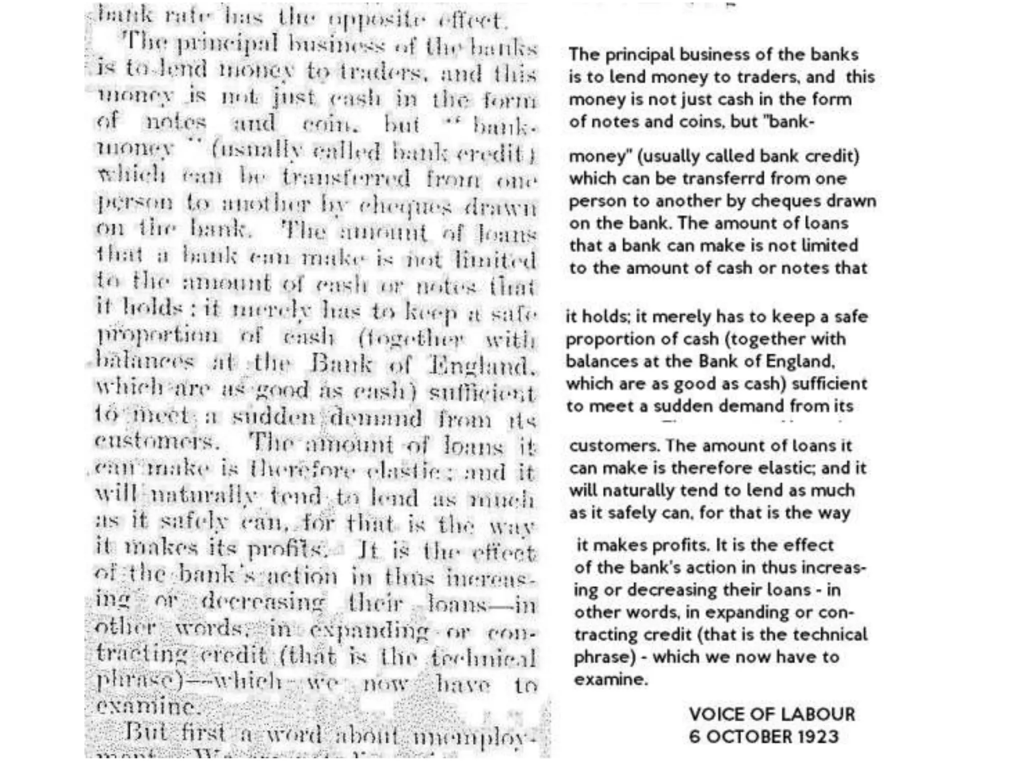Mandate Training Feb 2014: Ireland and the World of Finance