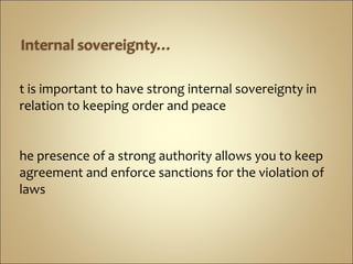 Keeping Agreements Mandate, sovereignty | PPT