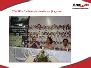 CONAE – Conferências territoriais (Lagarto) 