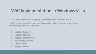 Mandatory access control for information security | PPTX