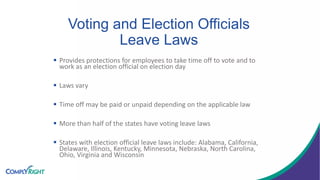 Mandatory Employee Leave: An In-Depth Analysis of State and Local Laws ...