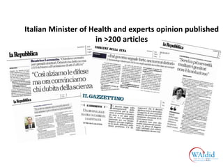 Mandatory vaccinations: the italian experience - Slideset by Professor Esposito