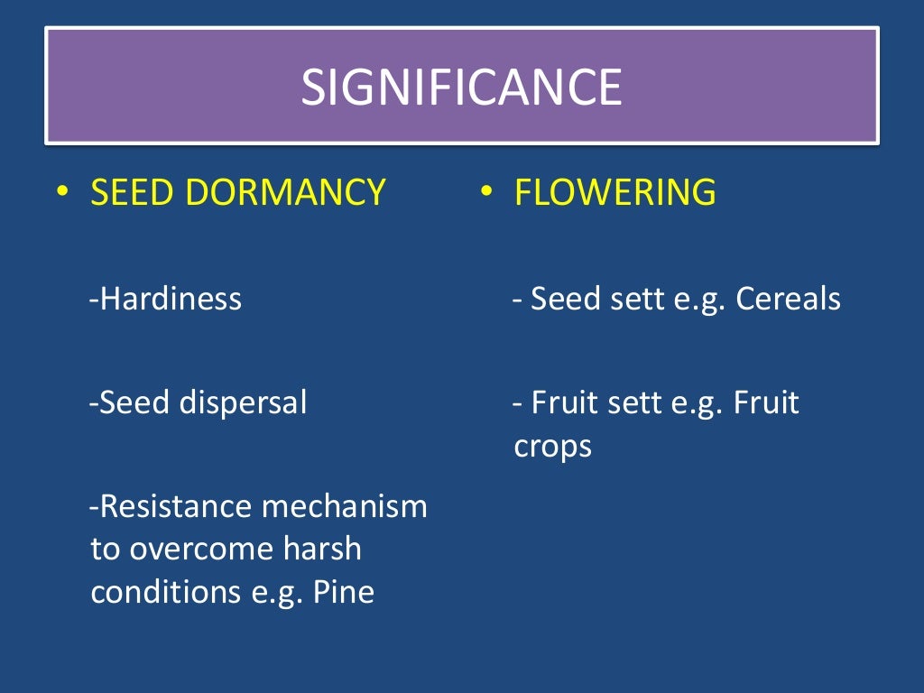 Flowering Regulation