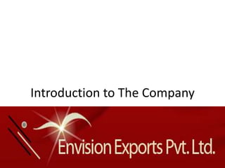 Introduction to The Company