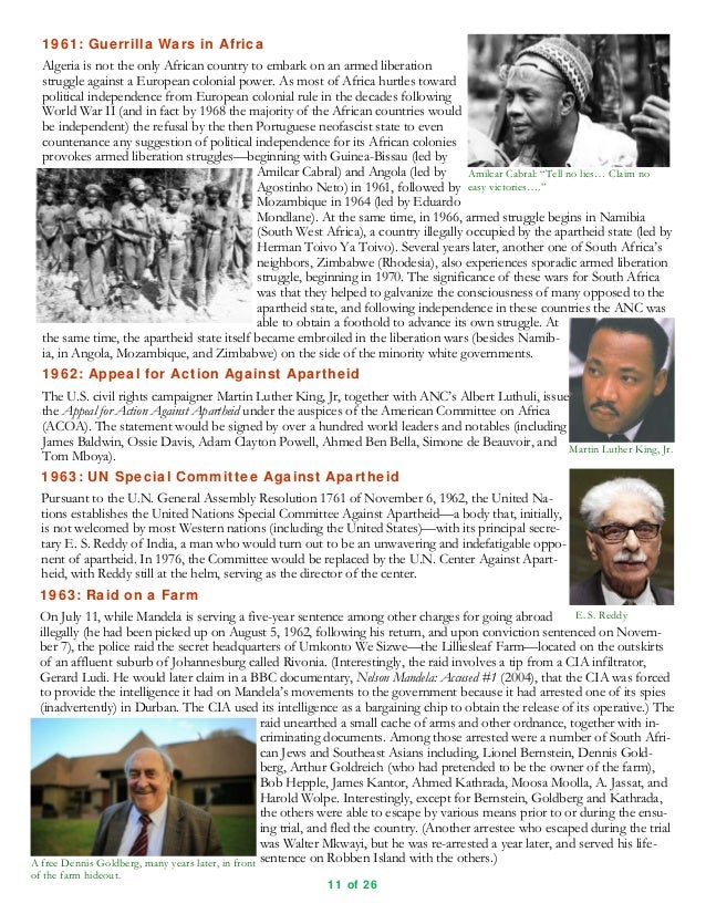 Nelson Mandela 19182013 A Biographical Timeline
