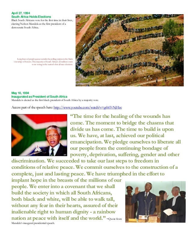 Nelson Mandela 1918-2013: A Biographical Timeline in Text and Pictures