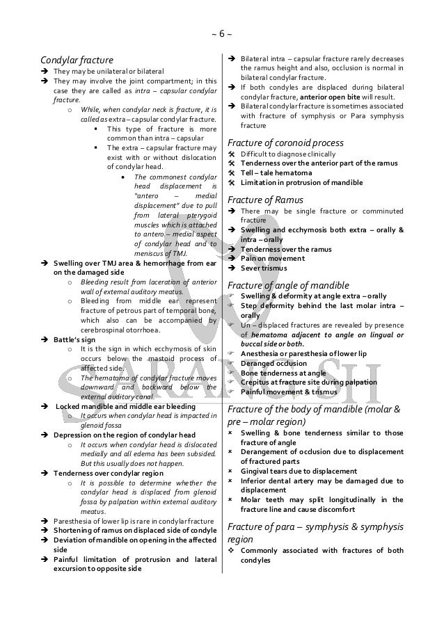 Treatment of mandibular fractures by means of compression osteosynthesis