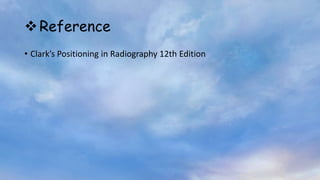 • There should be no roller marks (automatic processing only).
• There should be no evidence of film fog.
• There should be no chemical streaks/splashes/contamination.
• There should be no evidence of inadequate fixation/washing.
• The name/date/left or right marker should be legible.
 