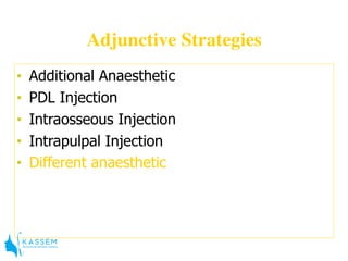 Mandibular anaesthesia
