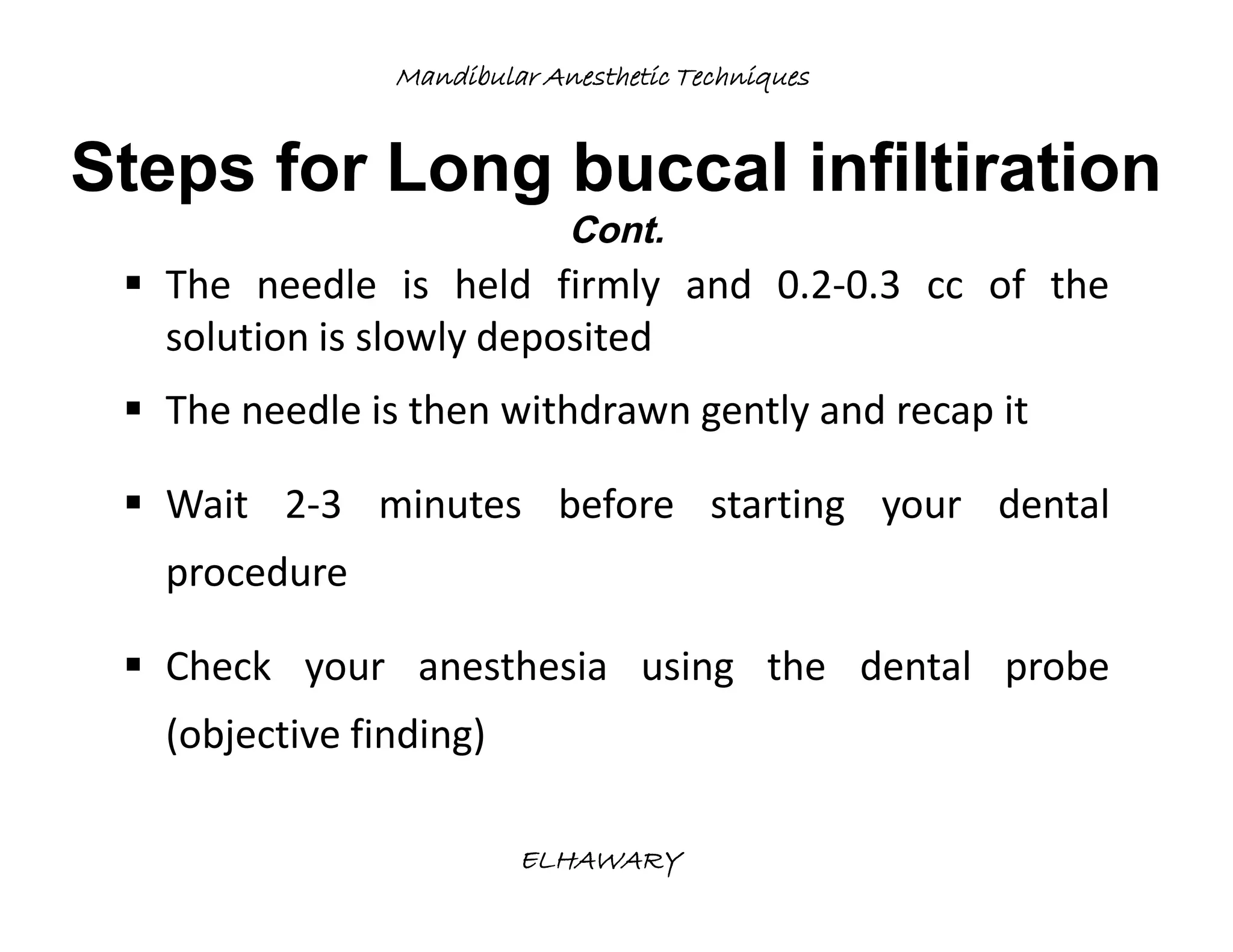 Mandibular anesthetic techniques | PDF